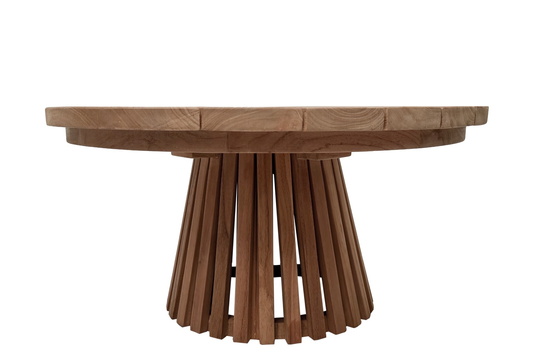 Livingfurn Cindo Tuintafel | Teakhout | H38 x D80 cm