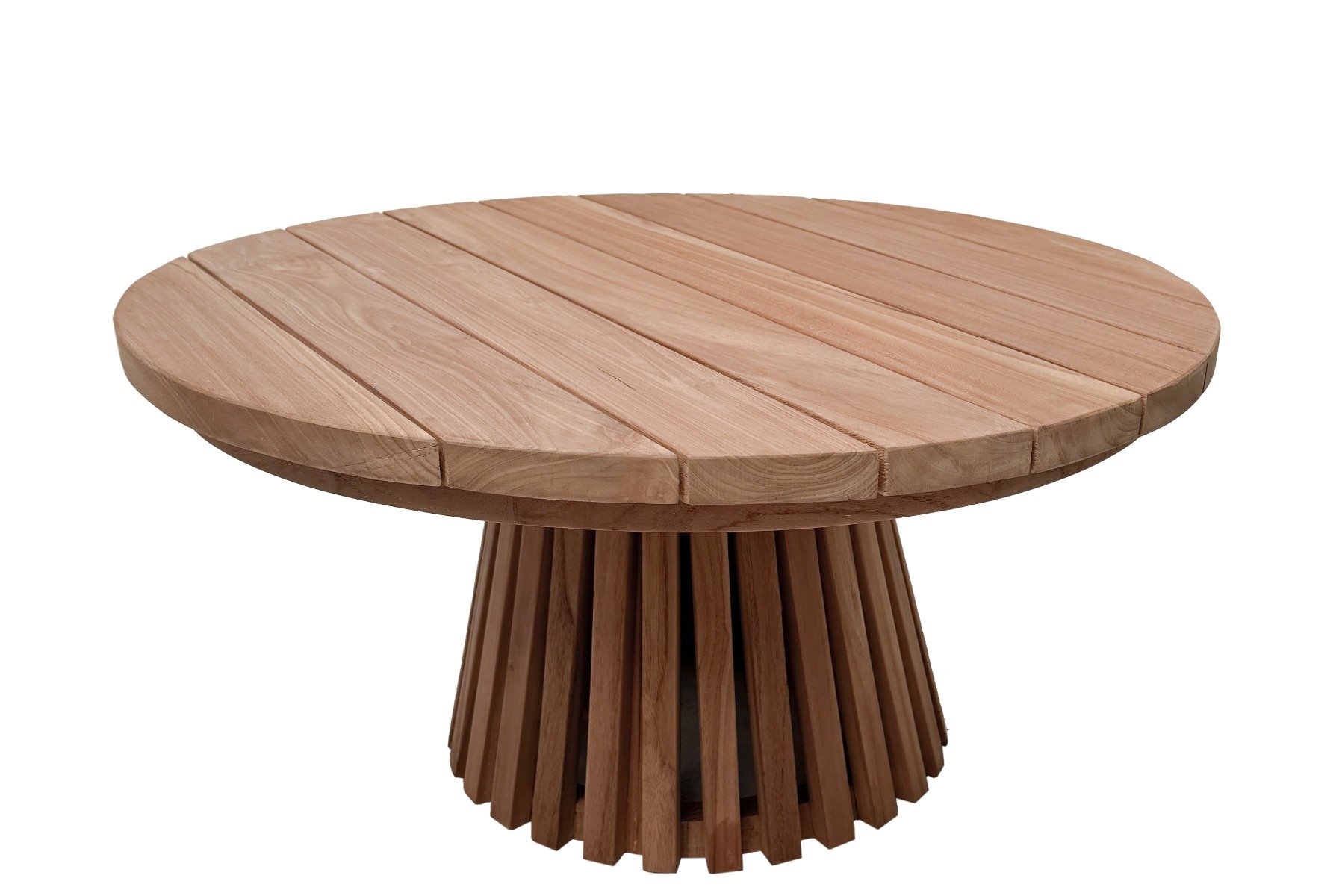 Livingfurn Cindo Tuintafel | Teakhout | H38 x D80 cm