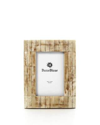 Bazar Bizar Antwerp Amber Sands-lijst - antiek - 10x15 inch