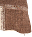 Bazar Bizar Antwerp De Cocoa patchwork-kussenhoes - natuurlijk bruin