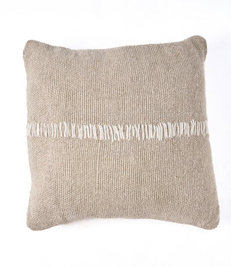 Bazar Bizar Antwerp De Linnensteek Kussenhoes - Natuurwit