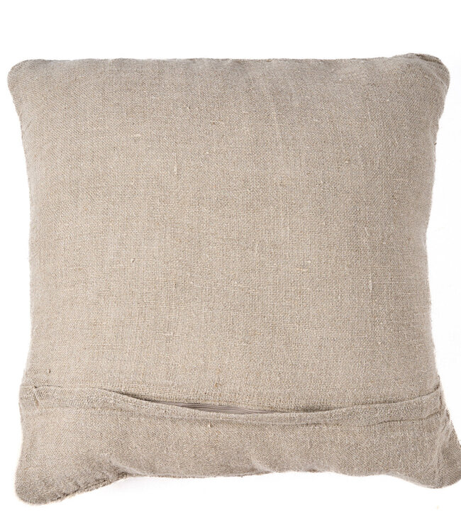 Bazar Bizar Antwerp De Linnensteek Kussenhoes - Natuurwit