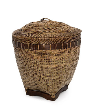 Bazar Bizar Antwerp De Koloniale Opbergmand - Natuurlijk Bruin - M