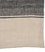Bazar Bizar Antwerp The Linen Moody keukendoek - naturel zwart - 50x70 cm