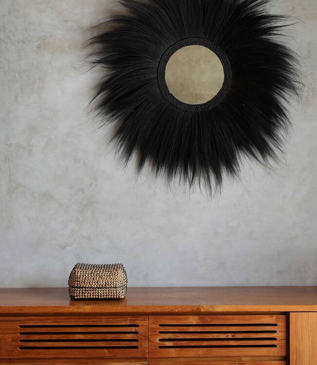 Bazar Bizar Antwerp De mand van kokosnootschalen - naturel - L