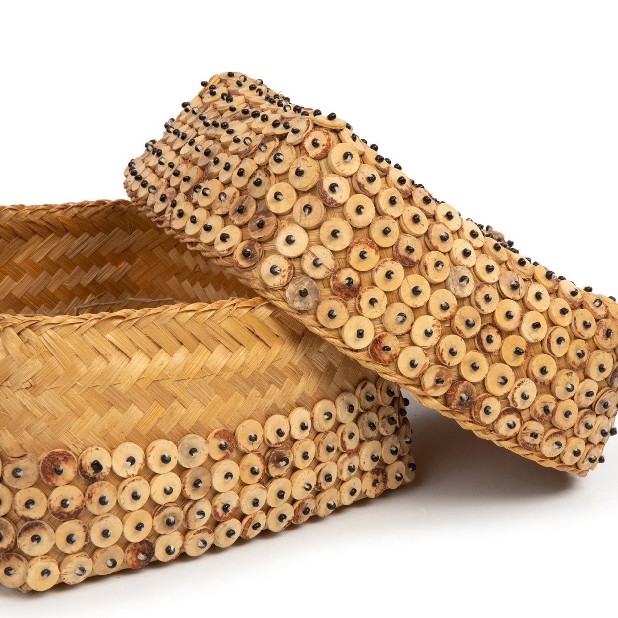 Bazar Bizar Antwerp De mand van kokosnootschalen - naturel - L