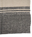 Bazar Bizar Antwerp The Linen Dash keukendoek - naturel zwart - 50x70
