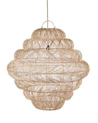 Bazar Bizar Antwerp De Aurora Puff-hanglamp - Naturel - XL