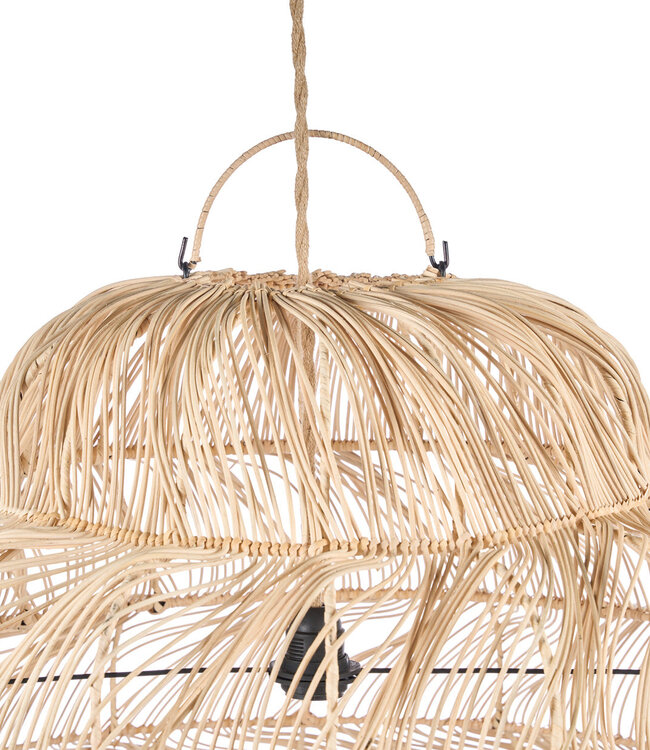 Bazar Bizar Antwerp De Aurora Puff-hanglamp - Naturel - XL