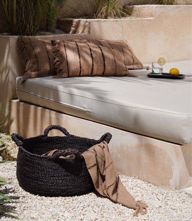 Bazar Bizar Antwerp De s'il vous Plaid - Beige Zwart