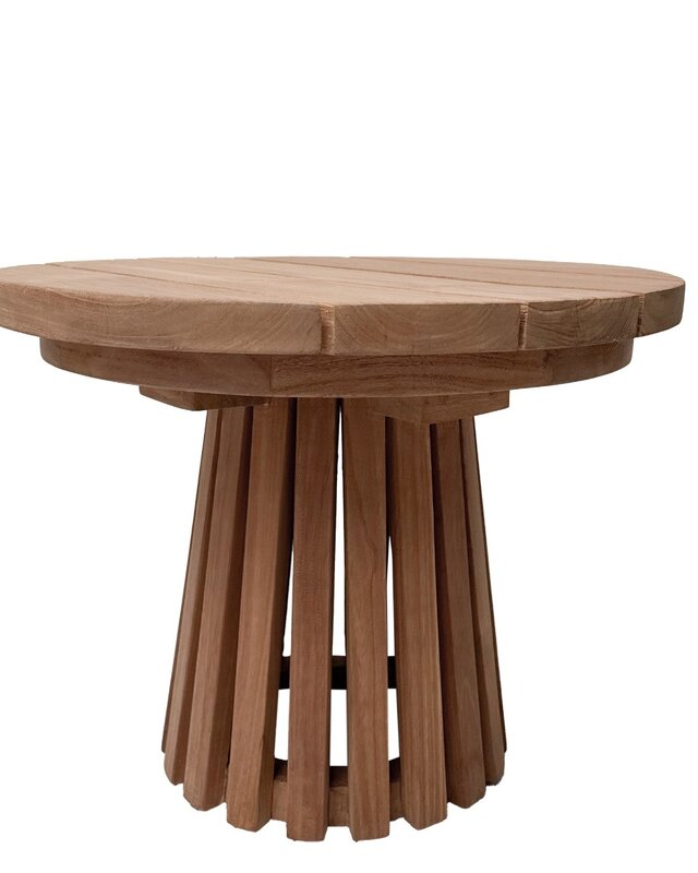 Rene Houtman Cindo Tuintafel | Teakhout | H40 x D50 cm
