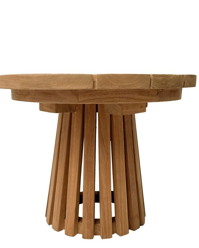 Rene Houtman Cindo Tuintafel | Teakhout | H40 x D50 cm