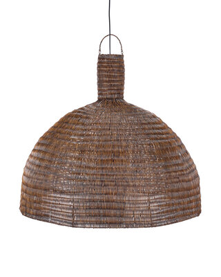 Bazar Bizar Antwerp De Dome hanglamp - Donkere walnoot - XL