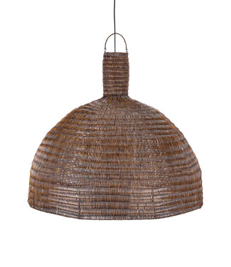 Bazar Bizar Antwerp De Dome hanglamp - Donkere walnoot - XL