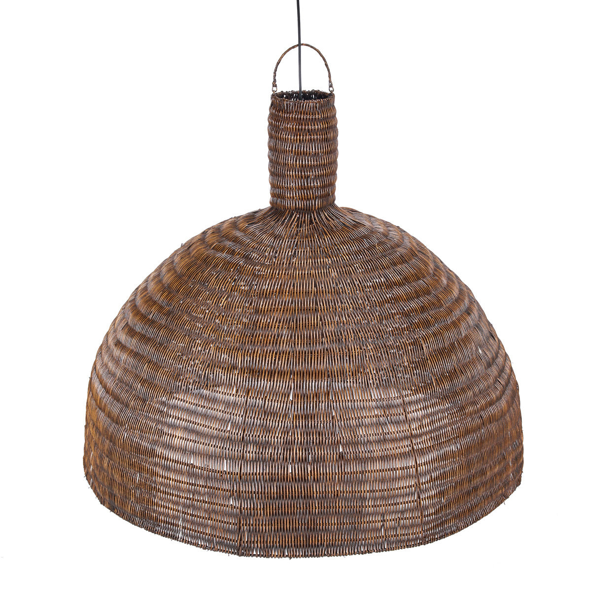 Bazar Bizar Antwerp De Dome hanglamp - Donkere walnoot - XL