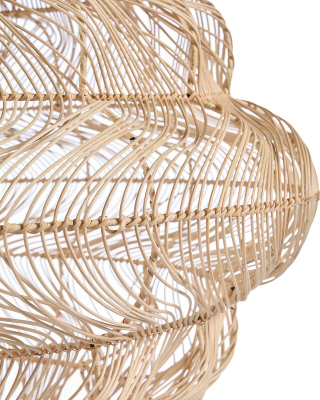 Bazar Bizar Antwerp De Aurora Puff-hanglamp - Naturel - XL