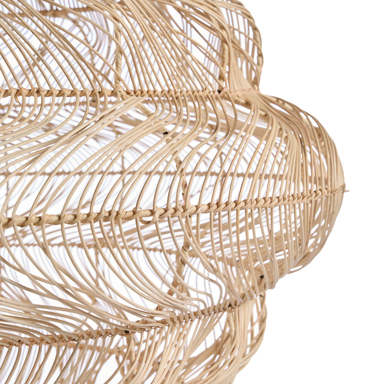 Bazar Bizar Antwerp De Aurora Puff-hanglamp - Naturel - XL