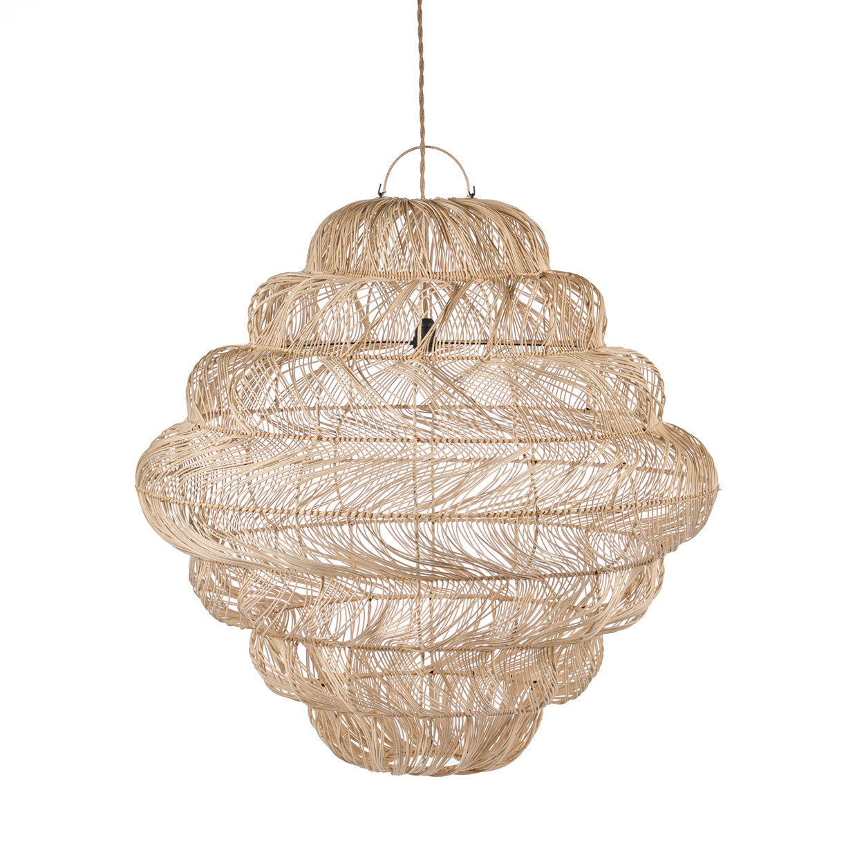Bazar Bizar Antwerp De Aurora Puff-hanglamp - Naturel - XL