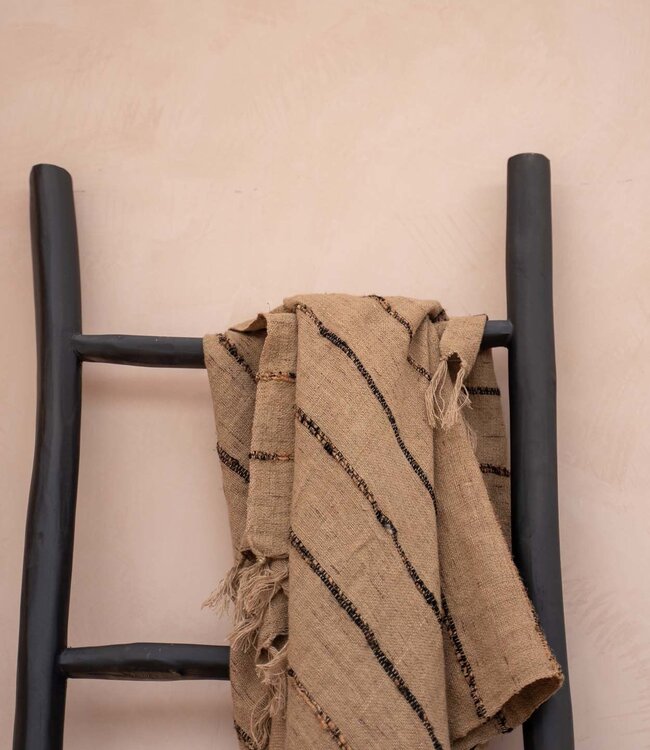 Bazar Bizar Antwerp De s'il vous Plaid - Beige Zwart