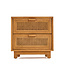 Bazar Bizar Antwerp Nachtkastje Harmony - naturel - 51x48x48 cm