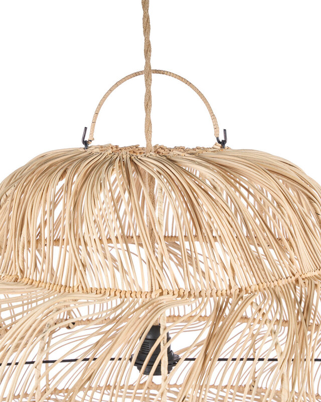 Bazar Bizar Antwerp De Aurora Puff-hanglamp - Naturel - XL