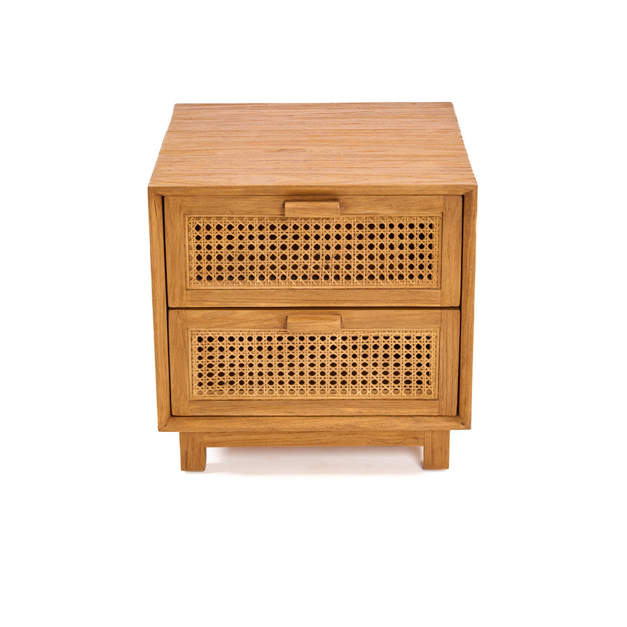 Bazar Bizar Antwerp Nachtkastje Harmony - naturel - 51x48x48 cm