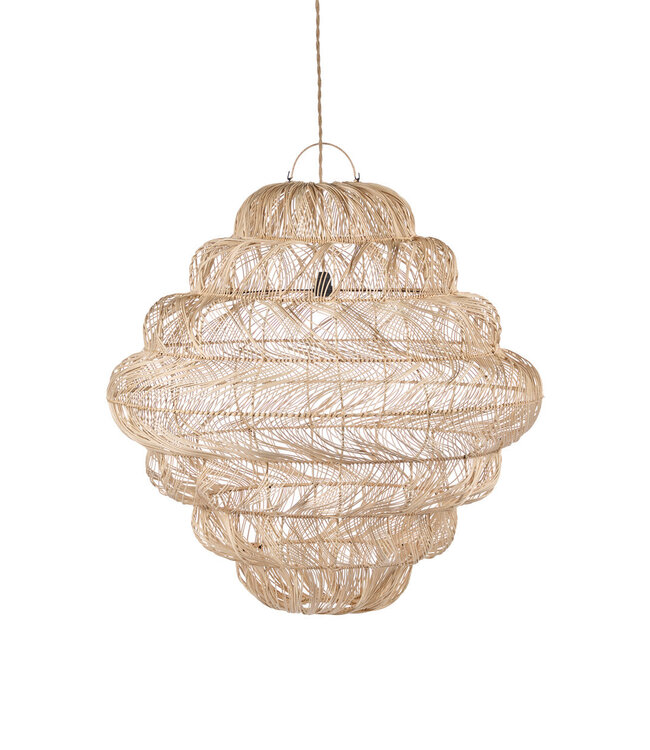 Bazar Bizar Antwerp De Aurora Puff-hanglamp - Naturel - XL