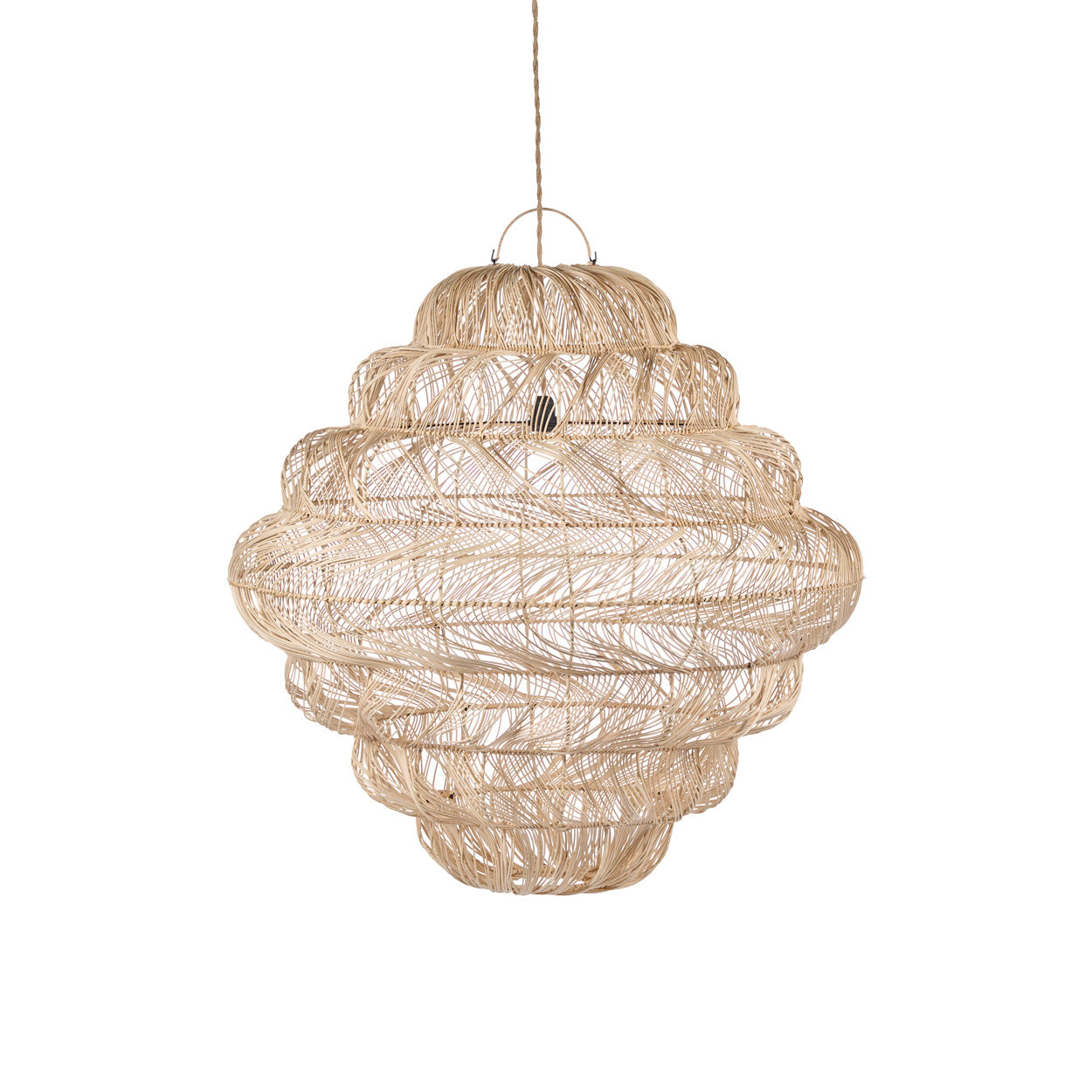 Bazar Bizar Antwerp De Aurora Puff-hanglamp - Naturel - XL