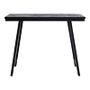 Visgraat Hoge Tafel - Zwart - 140 cm
