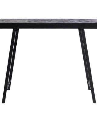 Bazar Bizar Antwerp Visgraat Hoge Tafel - Zwart - 140 cm