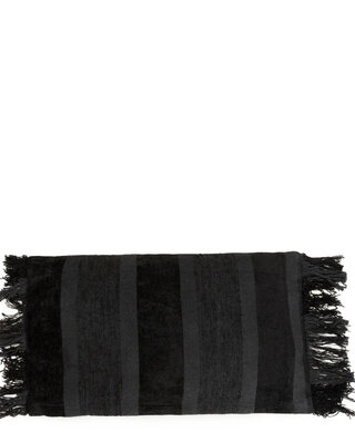 Bazar Bizar Antwerp The Oh My Gee Cushion Cover - Black Velvet - 30x50