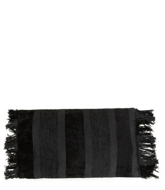 Bazar Bizar Antwerp The Oh My Gee Cushion Cover - Black Velvet - 30x50