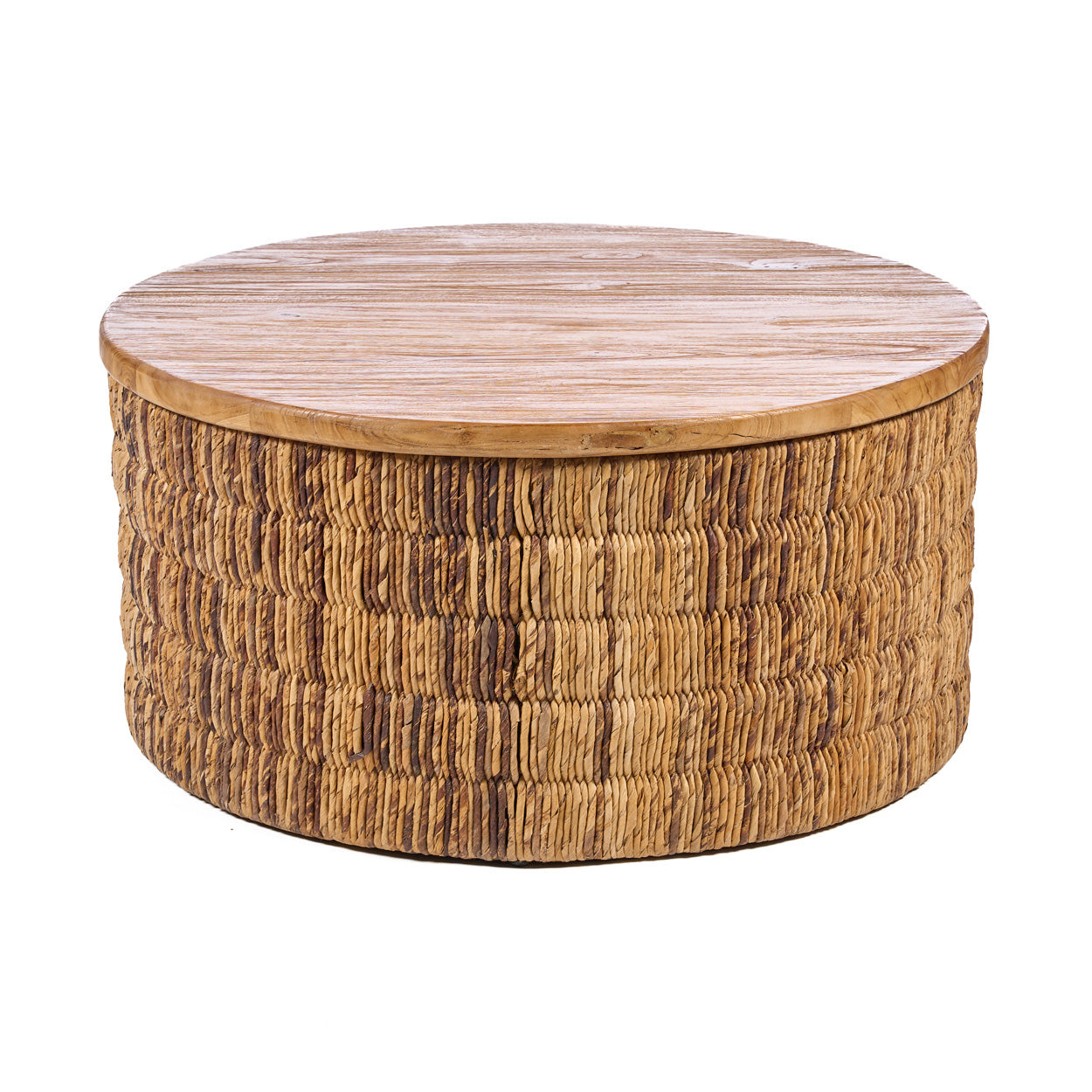 Bazar Bizar Antwerp Abaca ronde naturel Magani salontafel - naturel