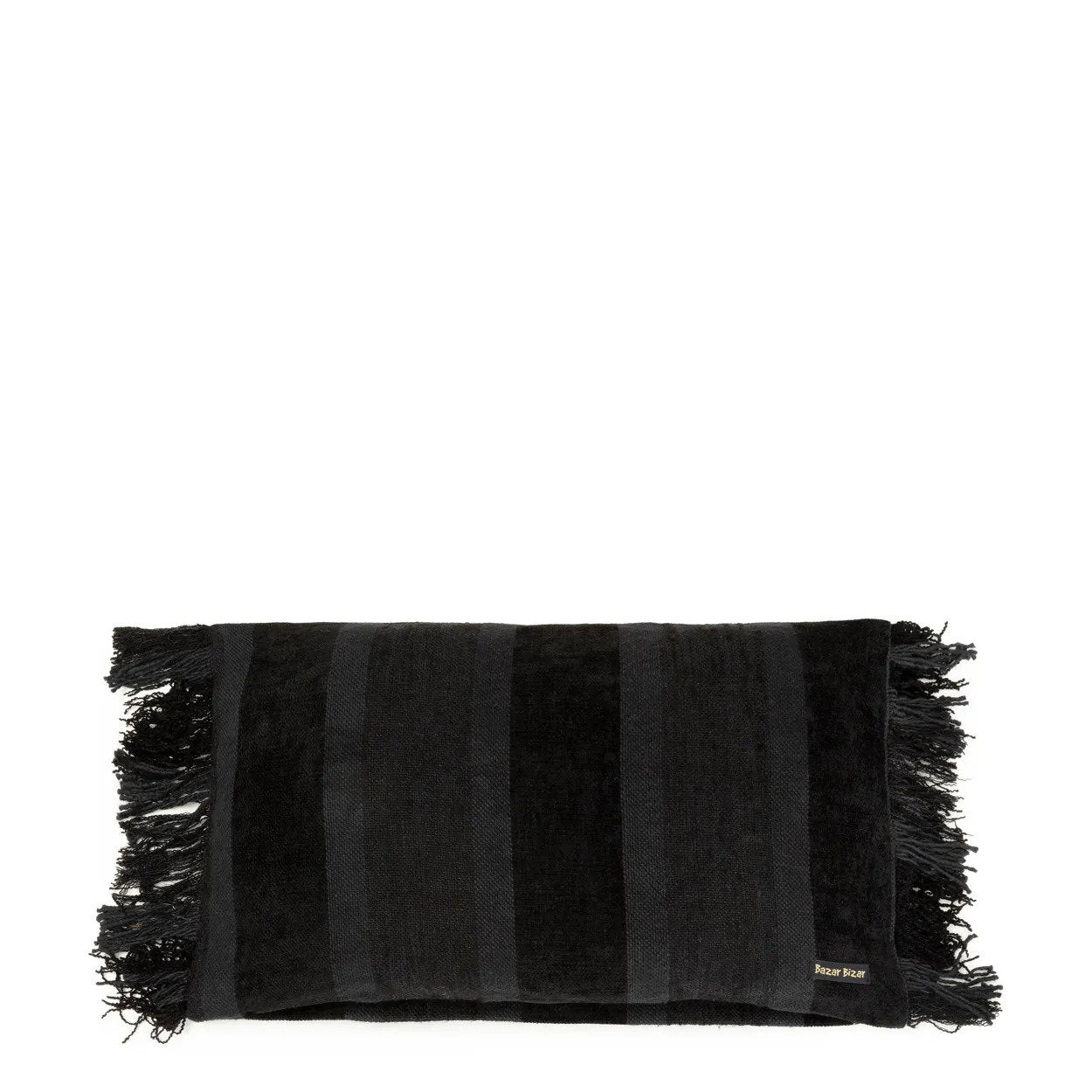 Bazar Bizar Antwerp The Oh My Gee Cushion Cover - Black Velvet - 30x50