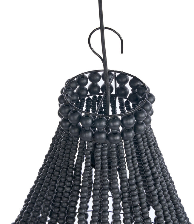 Bazar Bizar Antwerp De druppelvormige kroonluchter - Zwart - M