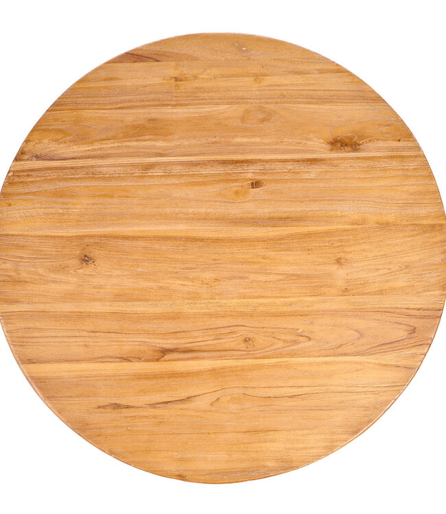 Bazar Bizar Antwerp Abaca ronde naturel Magani salontafel - naturel