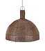 Bazar Bizar Antwerp De Dome hanglamp - Donkere walnoot - XL