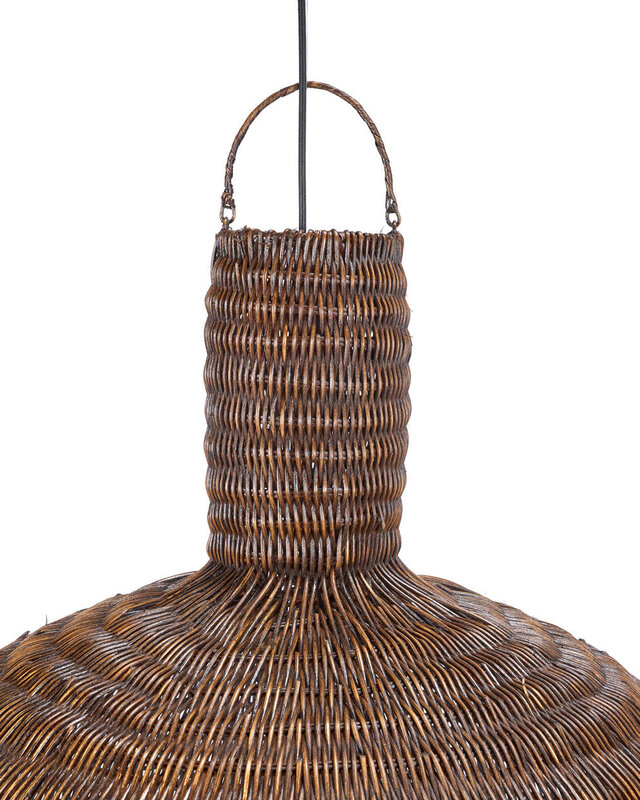 Bazar Bizar Antwerp De Dome hanglamp - Donkere walnoot - XL