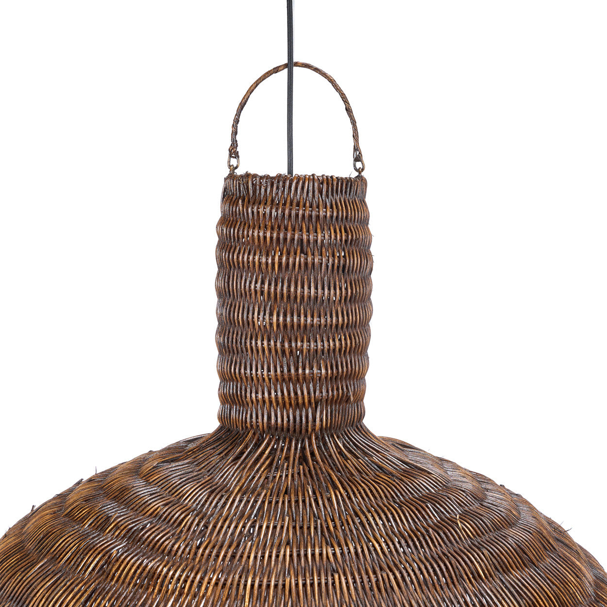 Bazar Bizar Antwerp De Dome hanglamp - Donkere walnoot - XL