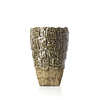 Vaas met rotsstructuur - Grijze steen - L - 36x25x25 cm