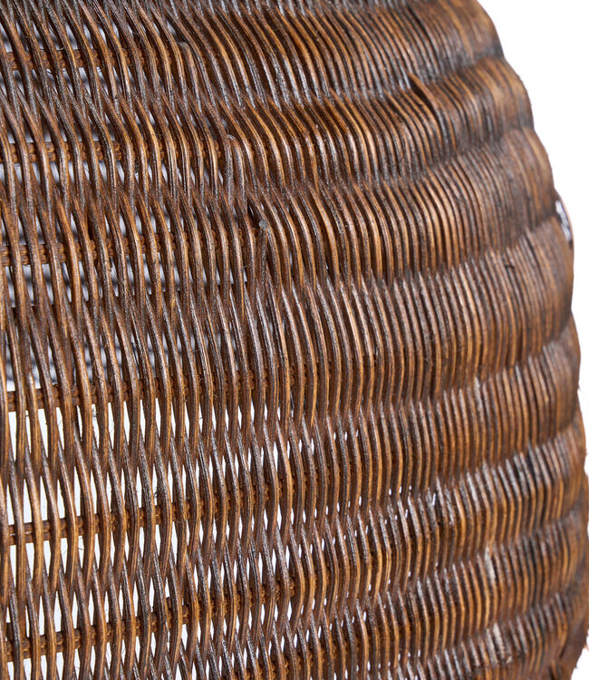 Bazar Bizar Antwerp De Dome hanglamp - Donkere walnoot - XL