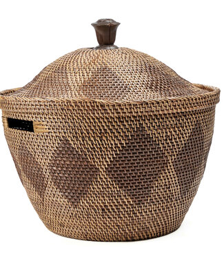 Bazar Bizar Antwerp De Opbergkroonmand - natuurlijk bruin