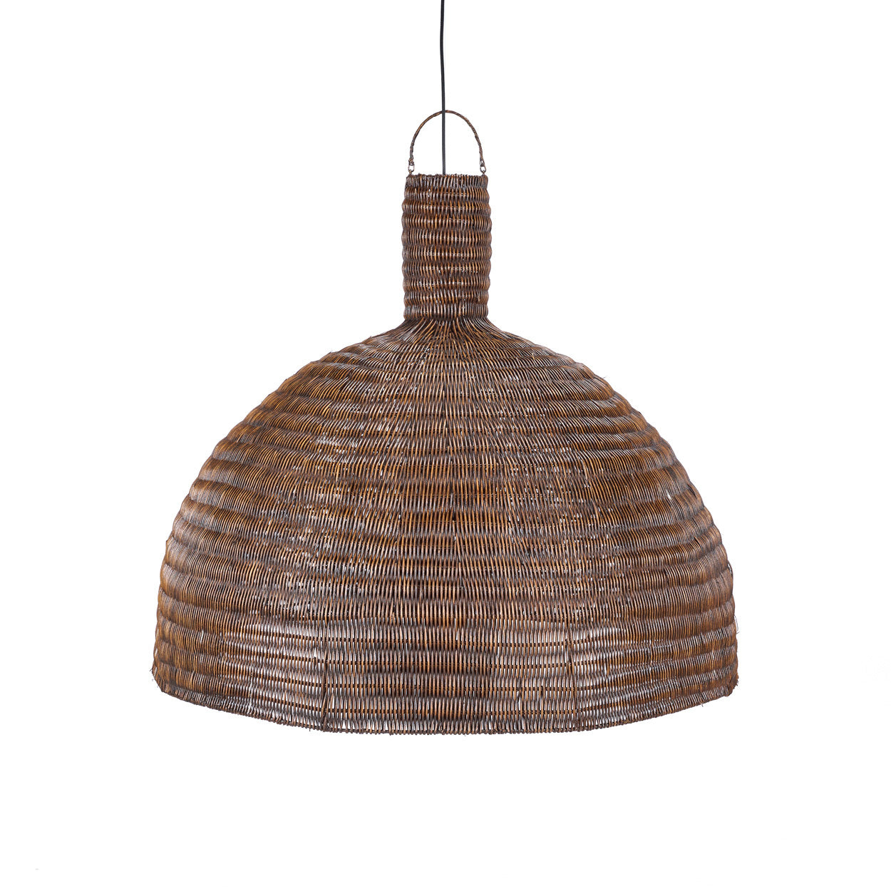 Bazar Bizar Antwerp De Dome hanglamp - Donkere walnoot - XL
