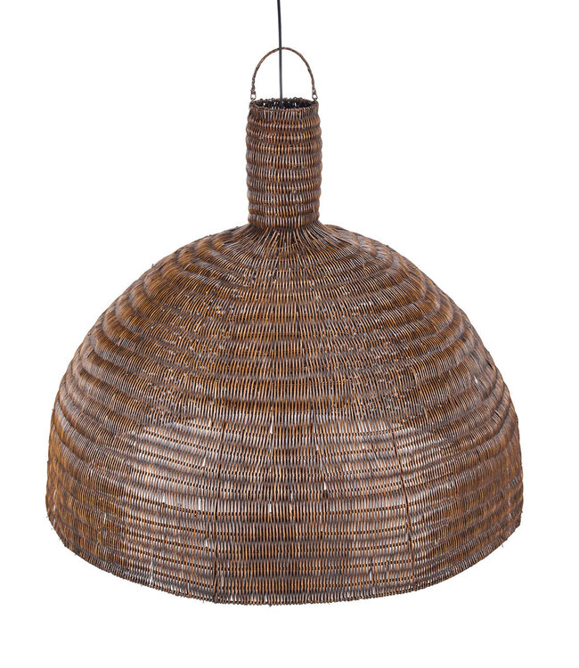 Bazar Bizar Antwerp De Dome hanglamp - Donkere walnoot - XL