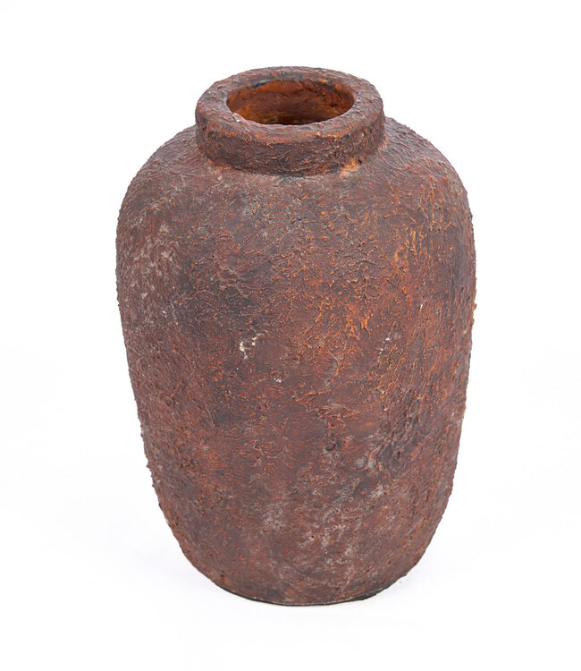 Bazar Bizar Antwerp De Klei Echo Vaas - Bordeaux - S