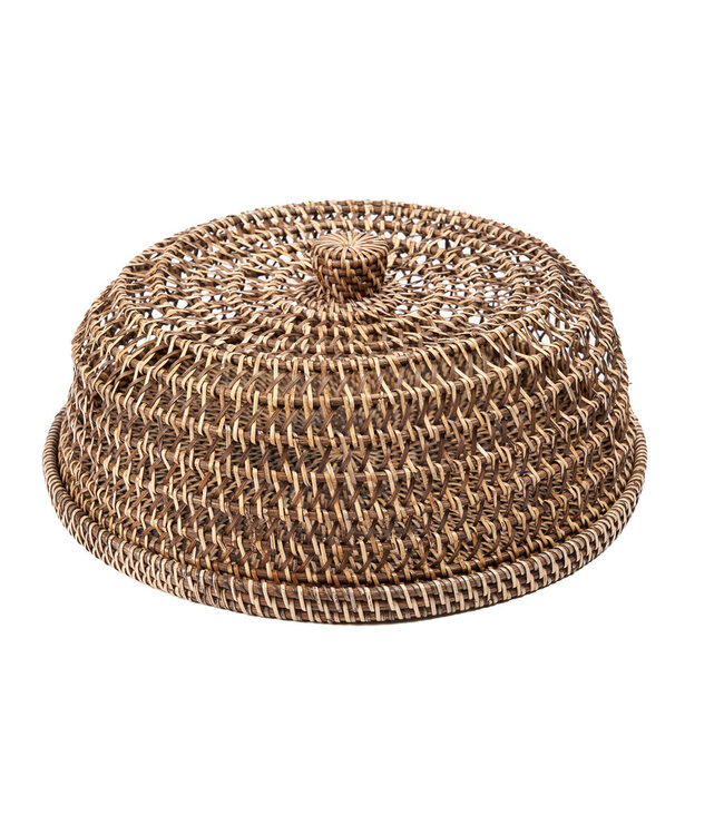 Bazar Bizar Antwerp De rotan voedselkap - naturel bruin - M