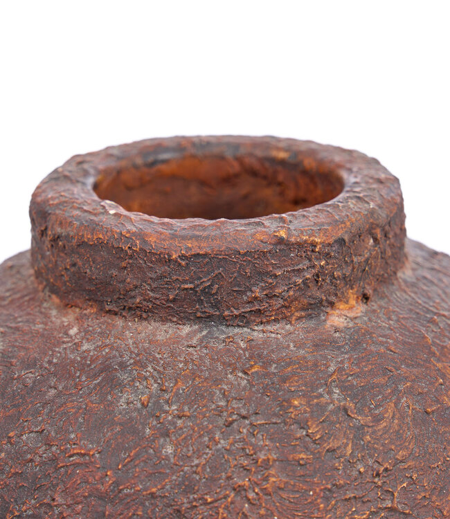 Bazar Bizar Antwerp De Klei Echo Vaas - Bordeaux - S