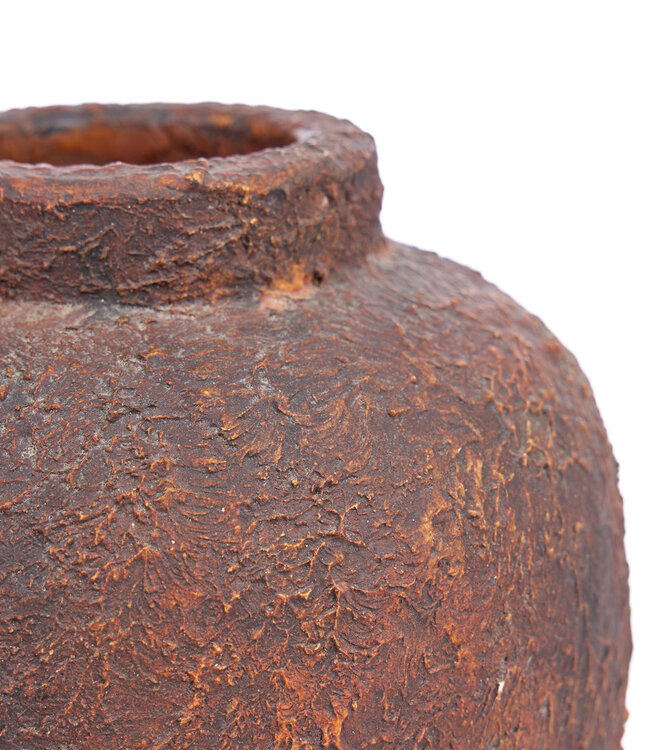 Bazar Bizar Antwerp De Klei Echo Vaas - Bordeaux - S