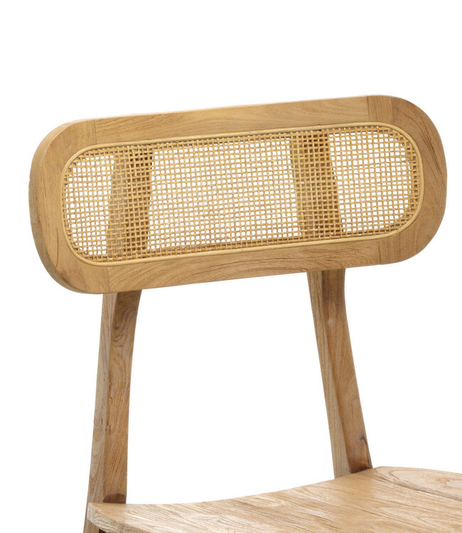 Bazar Bizar Antwerp De Nova Stoel - Naturel - H80 x B47 x D45 cm