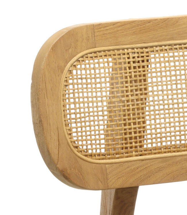 Bazar Bizar Antwerp De Nova Stoel - Naturel - H80 x B47 x D45 cm